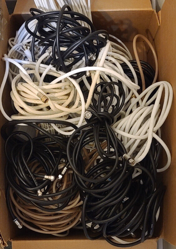 Coaxial Cables - $0.30 & up, Power & Printer cords-$2 - photo 2