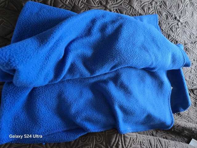 Throw Blanket Fleece Blue - photo 2