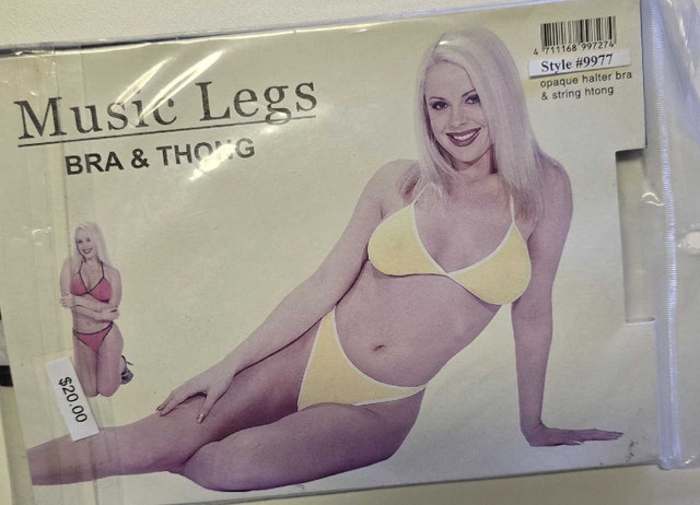 Music Legs Bra & Thong