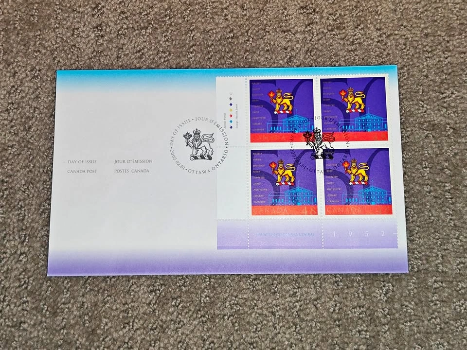 First Day Covers FDC - 2002 Canadian Governors General Stamps