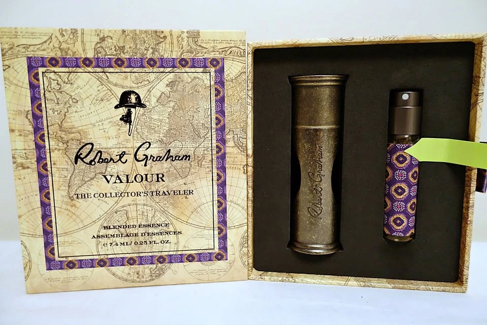 Robert Graham Valour 7.4ml Perfume w/ Magnetic Metal Case