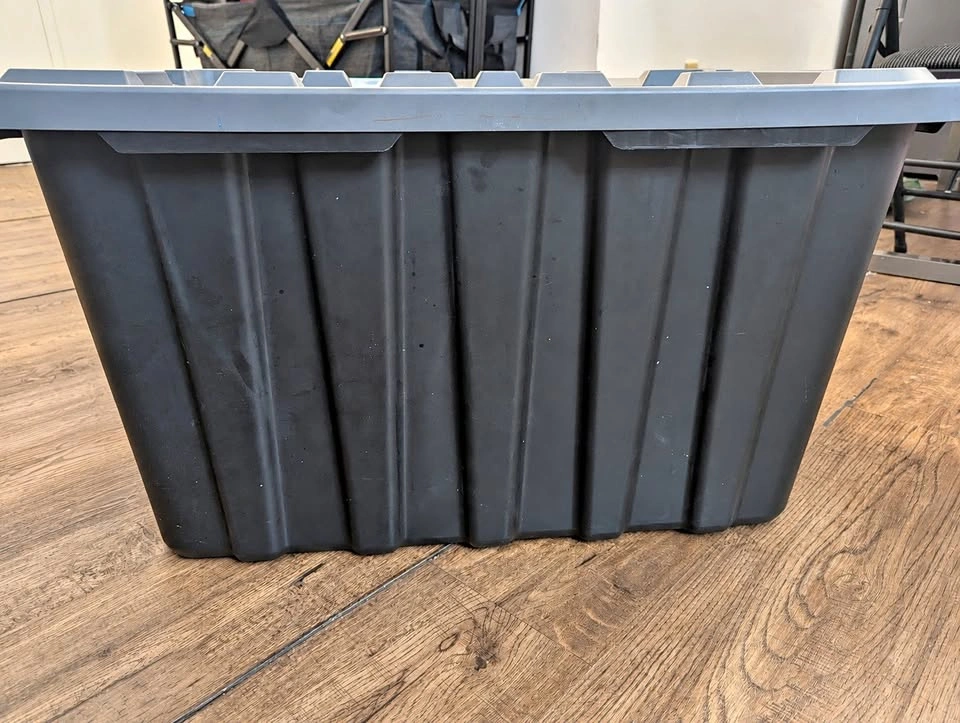 Moving Sale – TuffStore 102 L Heavy-Duty Storage Bin with Lid
