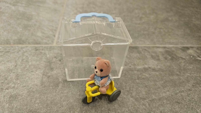 Sylvanian Families Bear on Tricycle Baby Carry Case