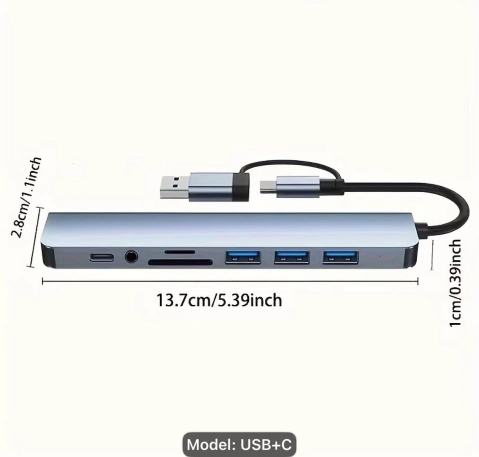 8-in-1 Type C Adapter - photo 2