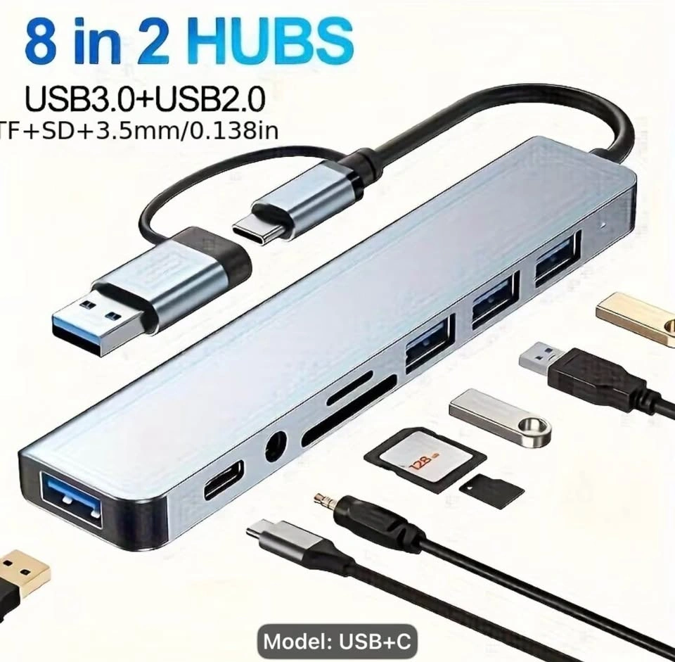 8-in-1 Type C Adapter - photo 3