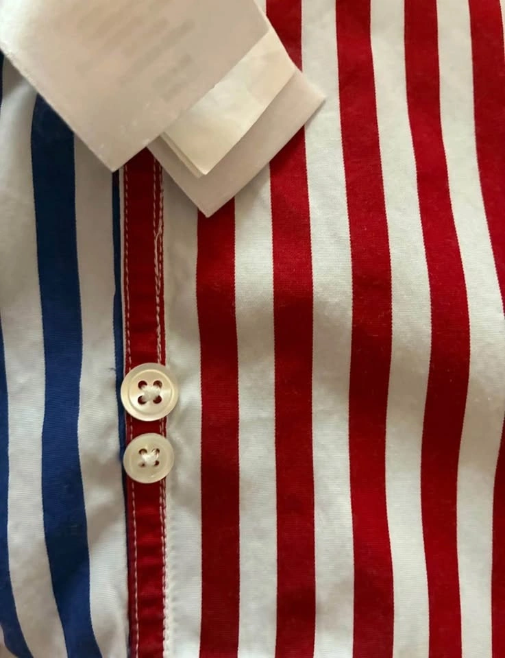 Polo Ralph Lauren Oversize Striped Cotton Fun Shirt Women - photo 4