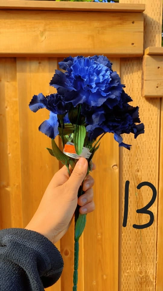 Blue Artificial Flower Stems - photo 5
