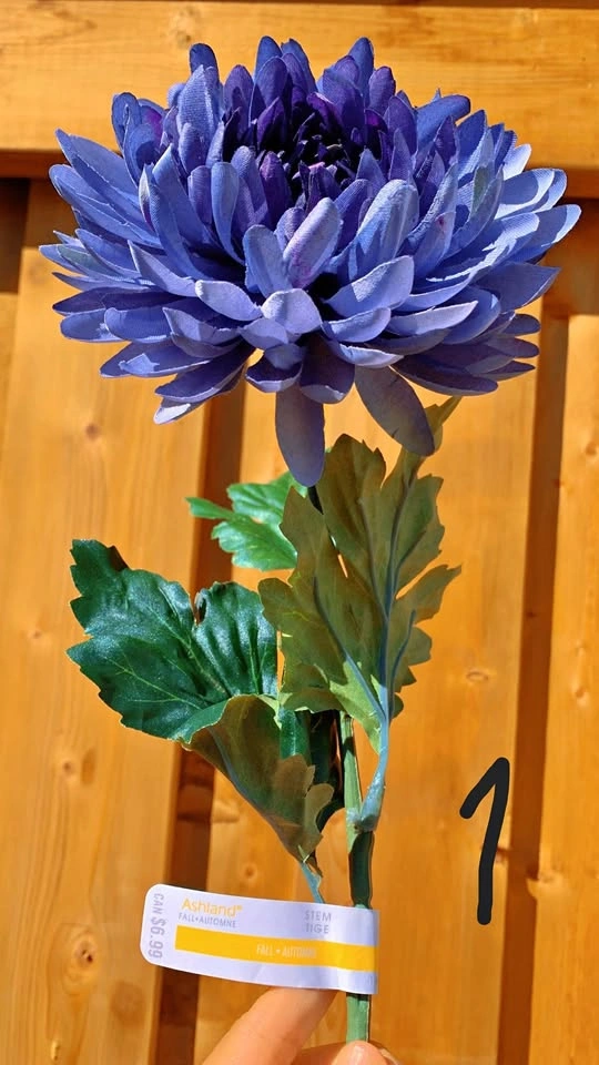 Blue Artificial Floral Stems Bundle