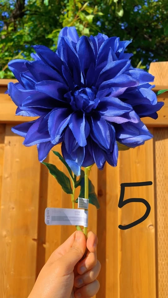 Blue Artificial Floral Stems Bundle - photo 5