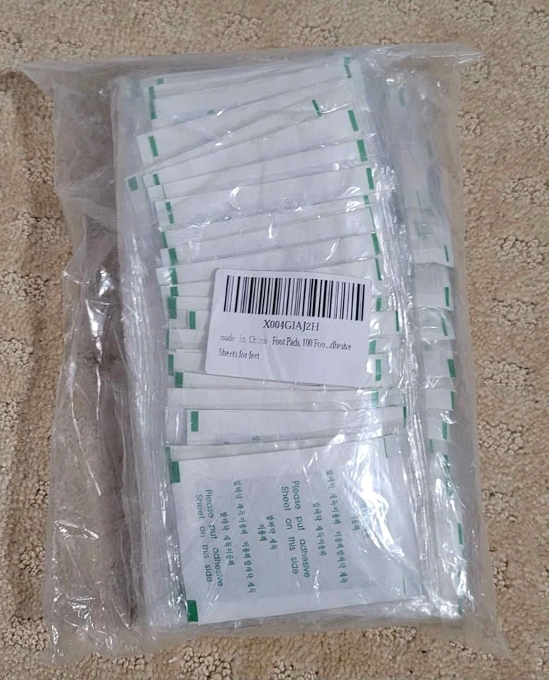 100-Pack Deep Cleansing Detox Foot Pads (Brand New)