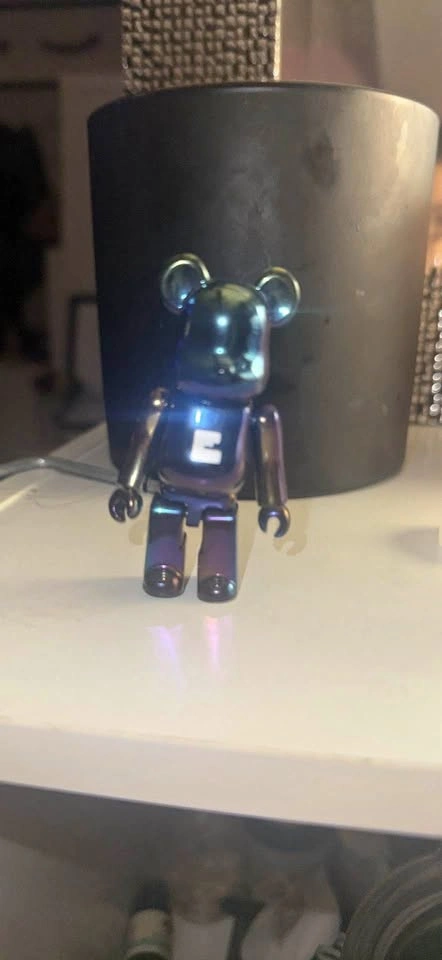 Bearbrick x Evisu 100% Iridescent Figure