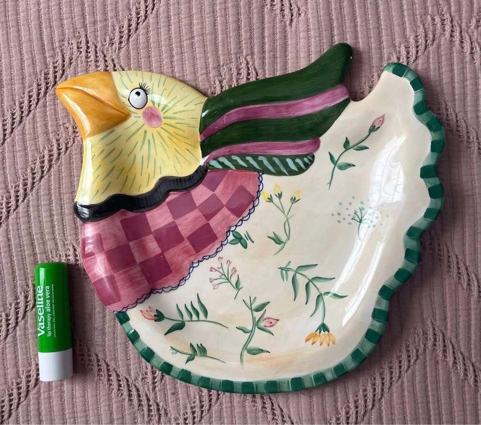 Vintage Chicken Ceramic Plate - Fitz & Floyd - photo 2