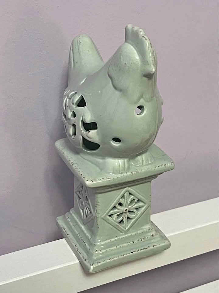Ceramic Chicken Candle Holder