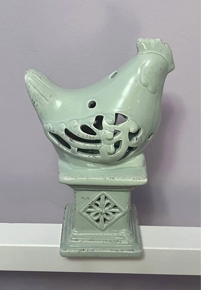 Ceramic Chicken Candle Holder - photo 2
