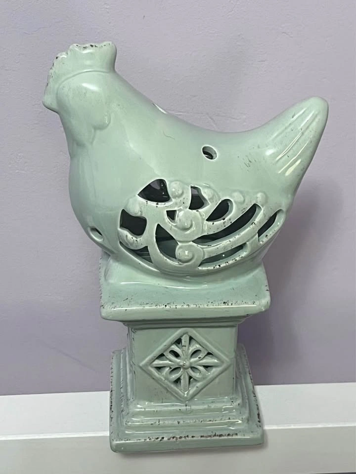 Ceramic Chicken Candle Holder - photo 4
