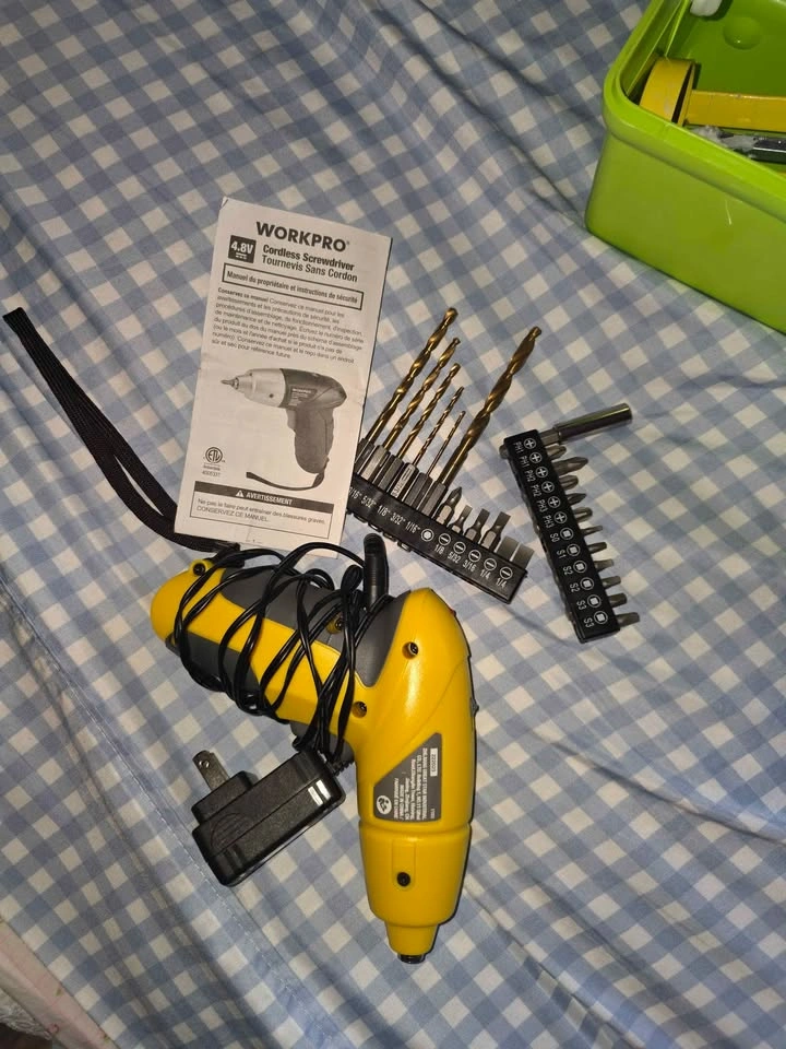 Complete DIY Tool Kit Bundle – Cordless Screwdriver & More - photo 2
