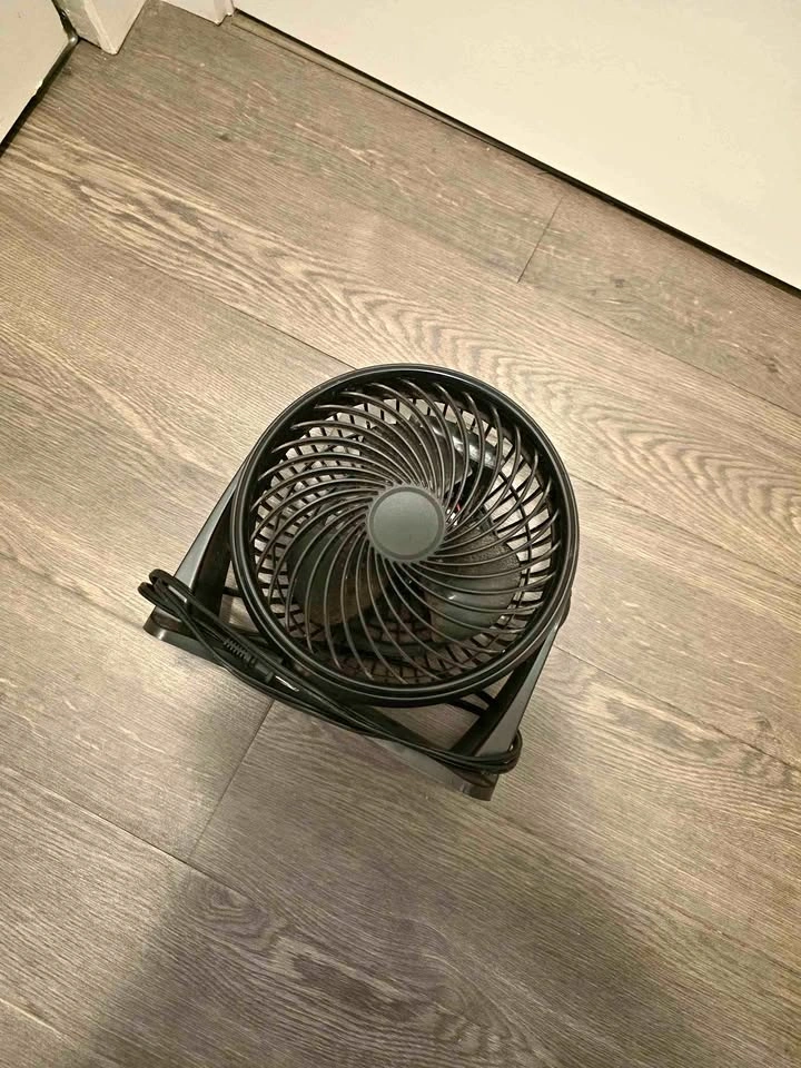 2 Compact 9" Air Circulator Fans – $10 for Both