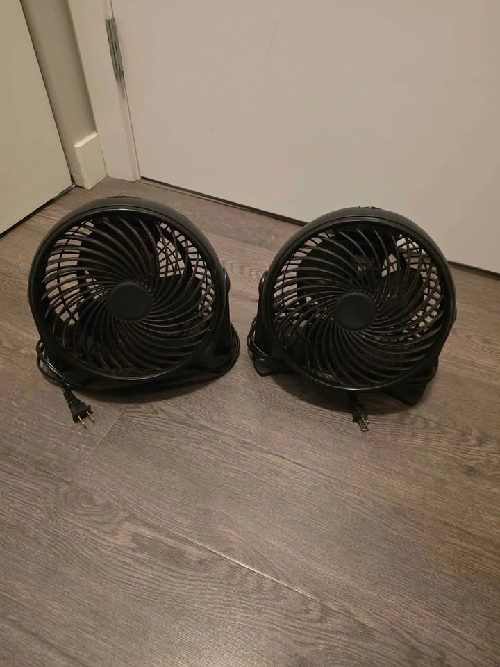 2 Compact 9" Air Circulator Fans – $10 for Both - photo 4