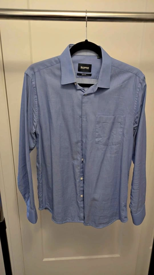 Blackberrys Slim Fit Blue Dress Shirt