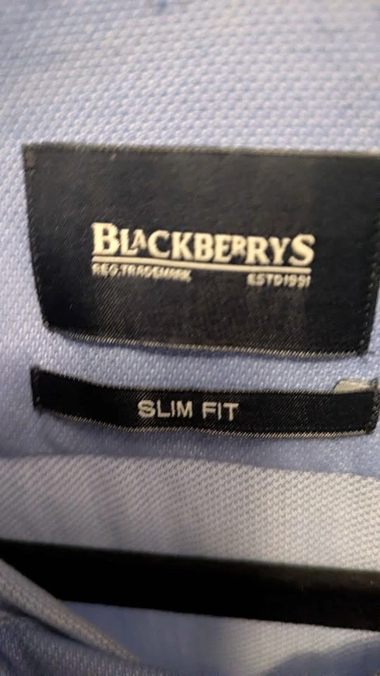 Blackberrys Slim Fit Blue Dress Shirt - photo 2