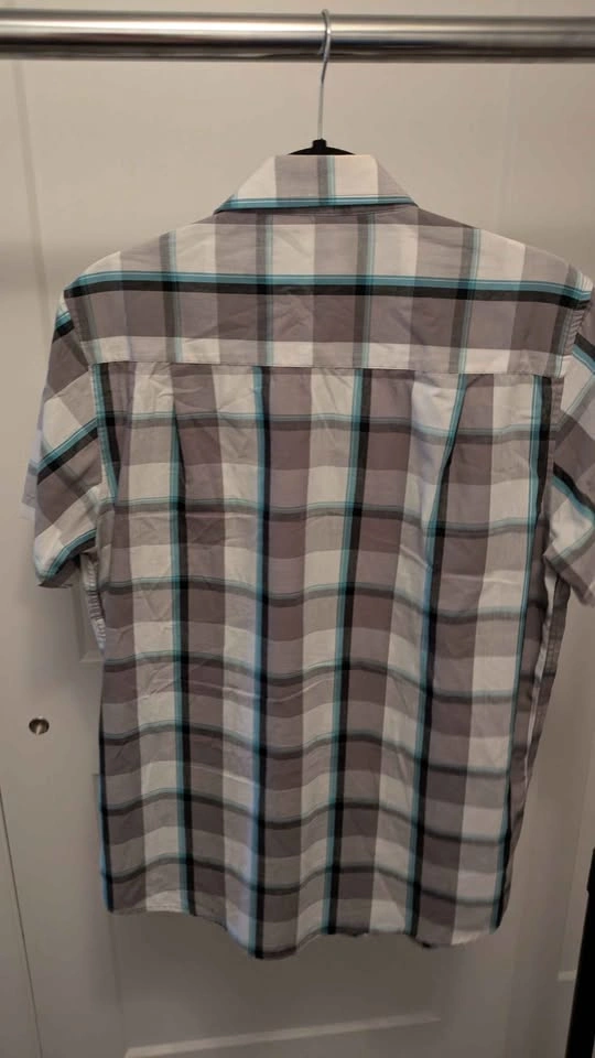 Beverly Hills Polo Club Short Sleeve Plaid Button Down Shirt - photo 3