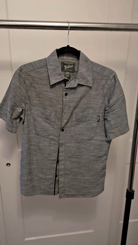 Woolrich Men's Short Sleeve Button Down Shirt
