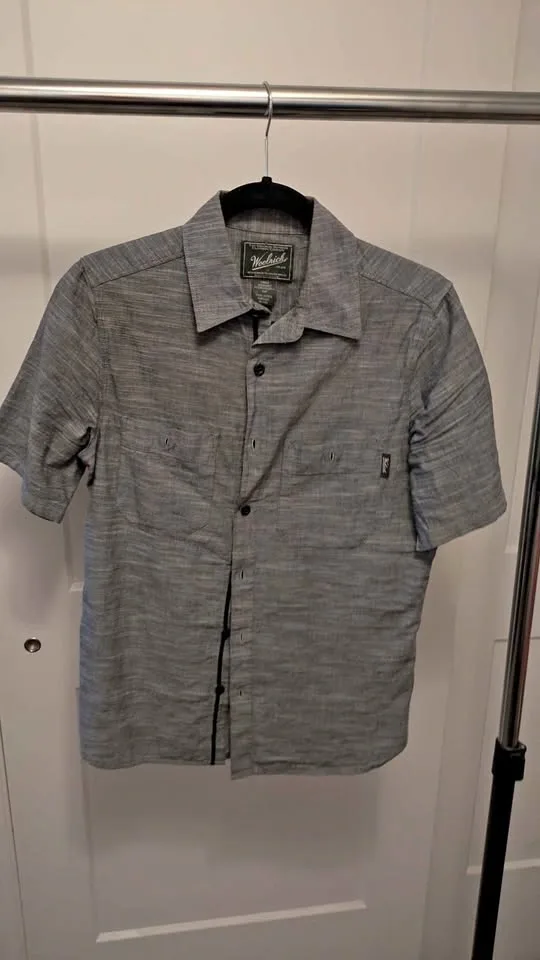 Woolrich Men's Short Sleeve Button Down Shirt