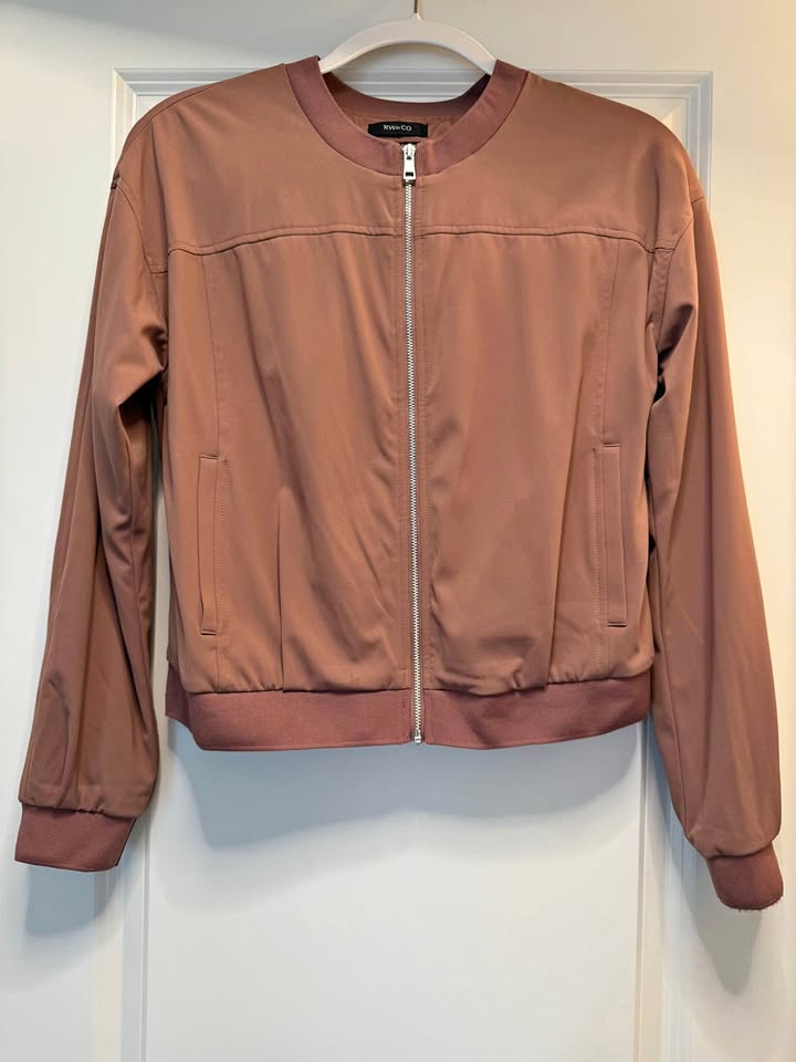 RW&Co stretch lining bomber jacket