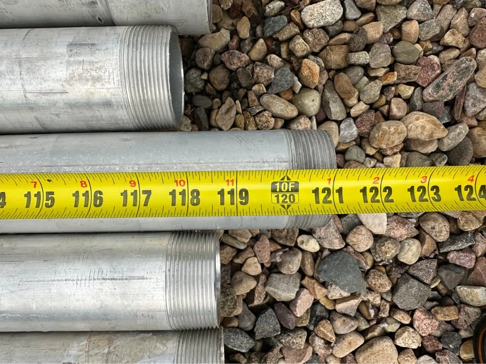 2” x 10ft Schedule 40 Aluminum Pipe - photo 3
