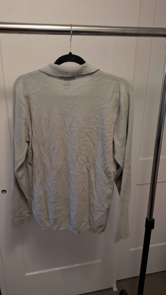 Kenneth Cole Long Sleeve Polo Sweater - photo 2