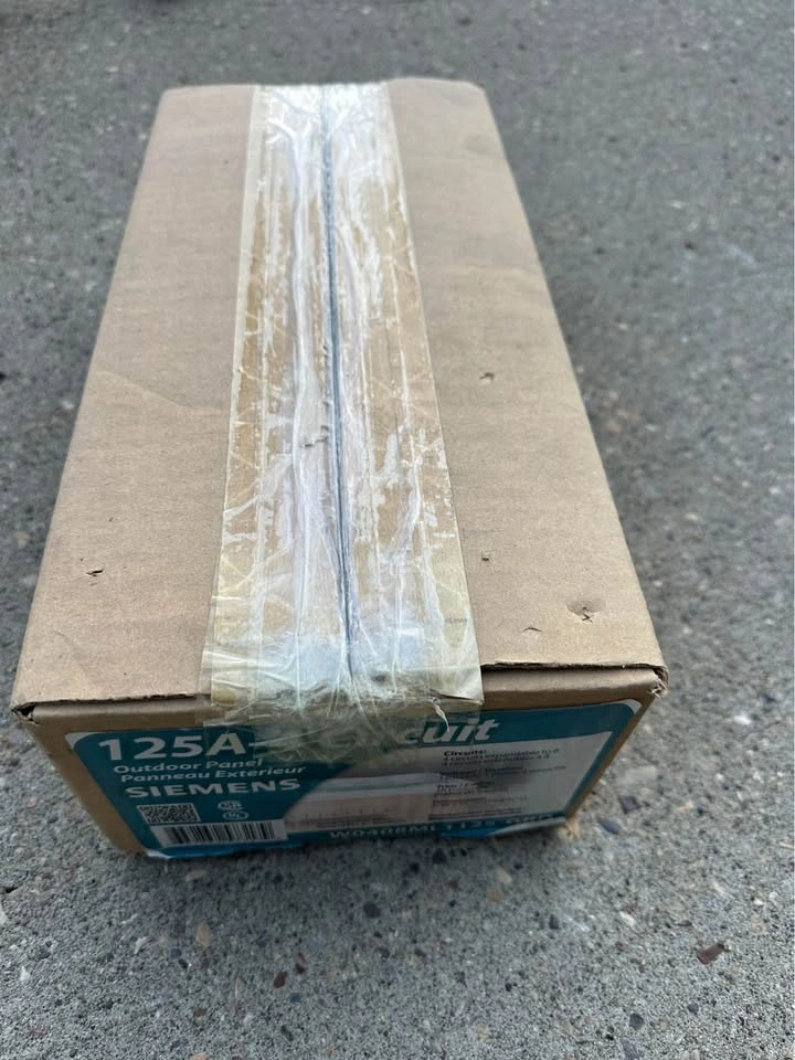 Siemens 125A-4 Circuit Outdoor Panel W0408ML1125-GRD - photo 2