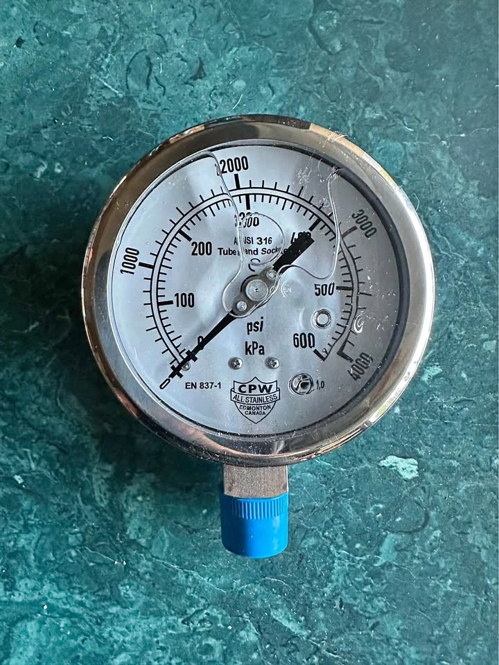 CPW 402SS 600 psi / 4000 kPa Pressure Gauges