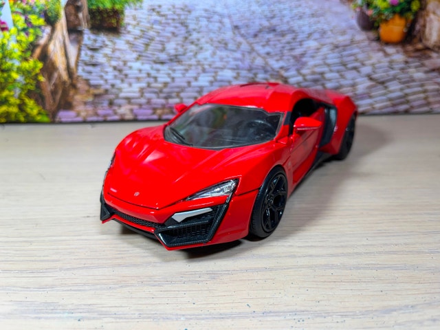 1:24 Fast & Furious Lykan Hypersport Diecast By JADA No Box - photo 3