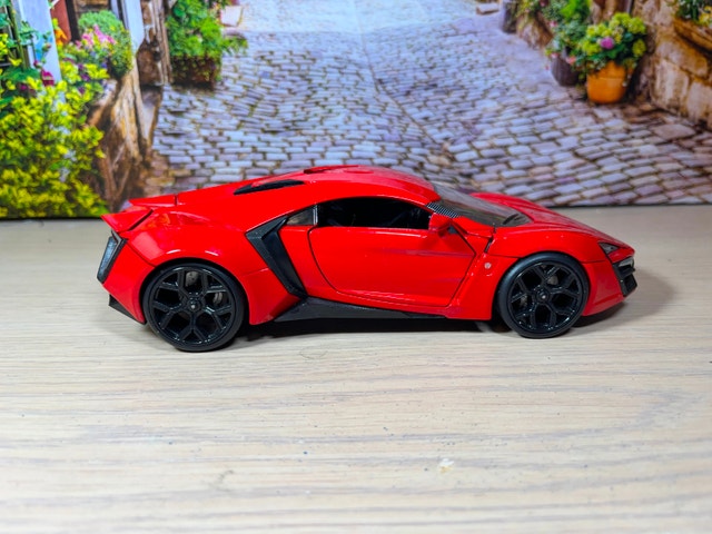 1:24 Fast & Furious Lykan Hypersport Diecast By JADA No Box - photo 5