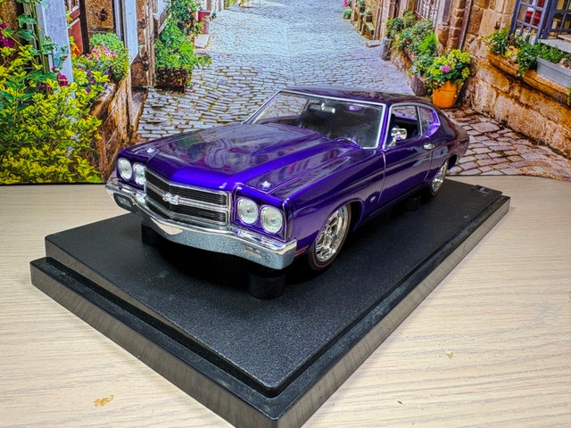 1:18 1970 Chevrolet Chevelle SS | Special Chrome Purple NO BOX