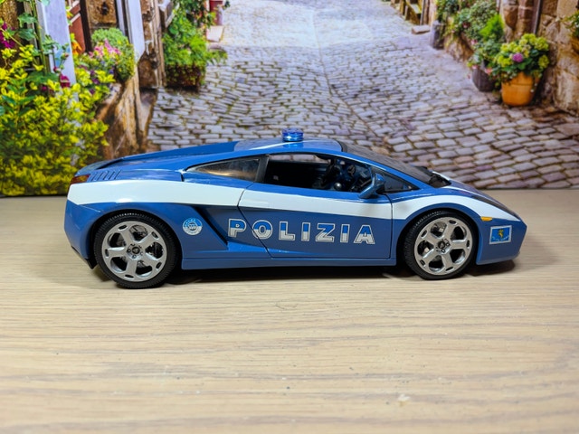 1:18 Lamborghini Gallardo Polizia Diecast Car - No Box - photo 3