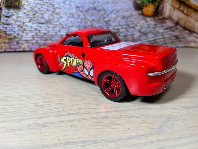 1:25 Chevrolet SSR Marvel Spiderman Diecast Model car No BOX - photo 5