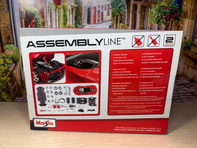 1:24 Ferrari LaFerrari Diecast Assembly Line Kit (Red) - photo 2