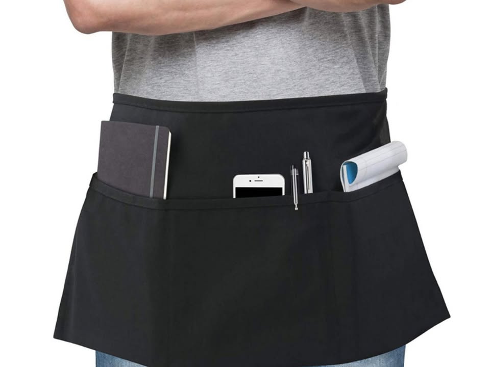 Cotton Apron with Pockets Barista Teachers Bistro - photo 3