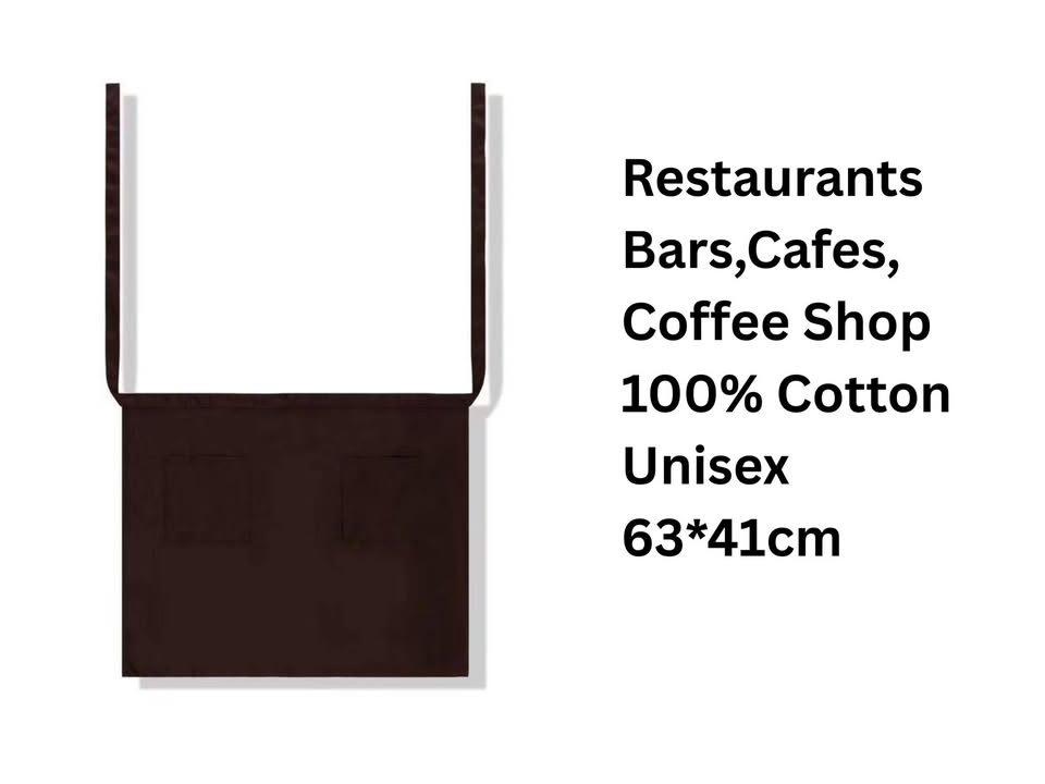 Cotton Apron with Pockets Barista Teachers Bistro - photo 5