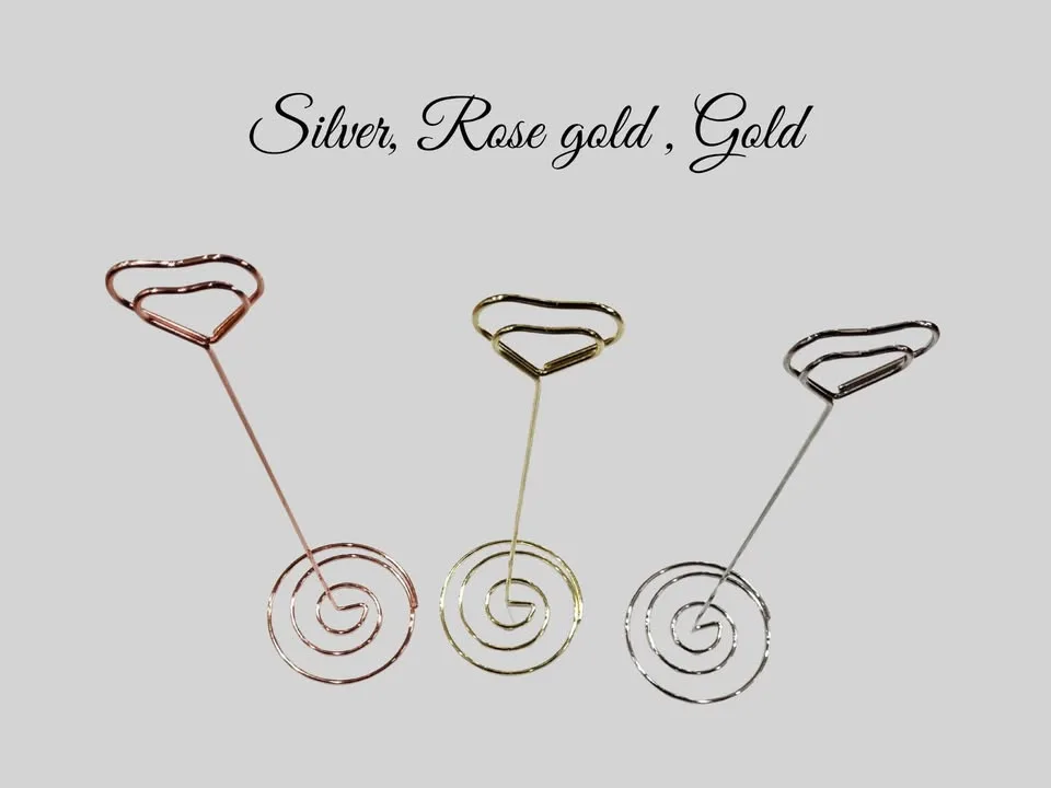 Wedding Place Card Holder, Table Number Stands image indicator(2)