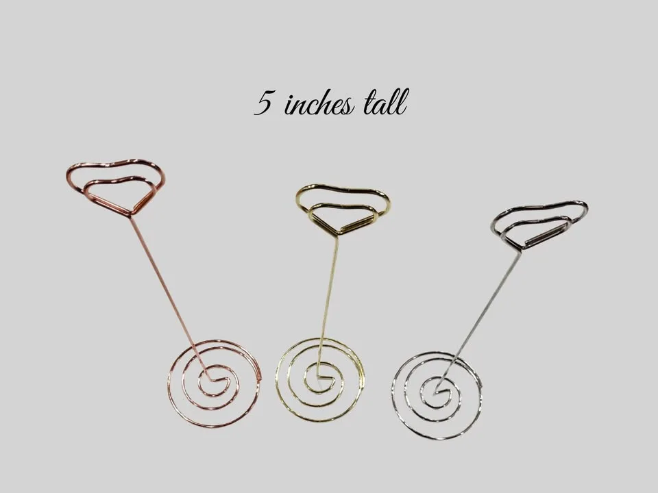 Wedding Place Card Holder, Table Number Stands image indicator(3)