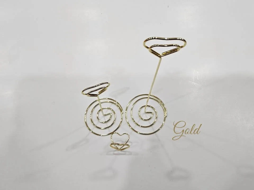 Wedding Place Card Holder, Table Number Stands image indicator(5)