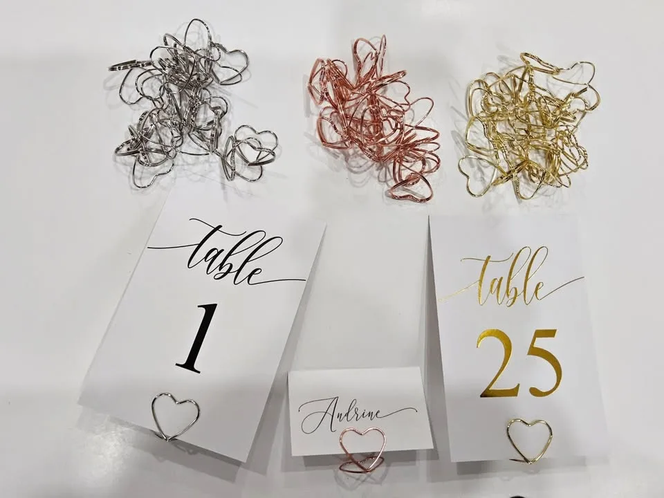 Table Number Holders, Place Card Stands, Event Decor image indicator(5)