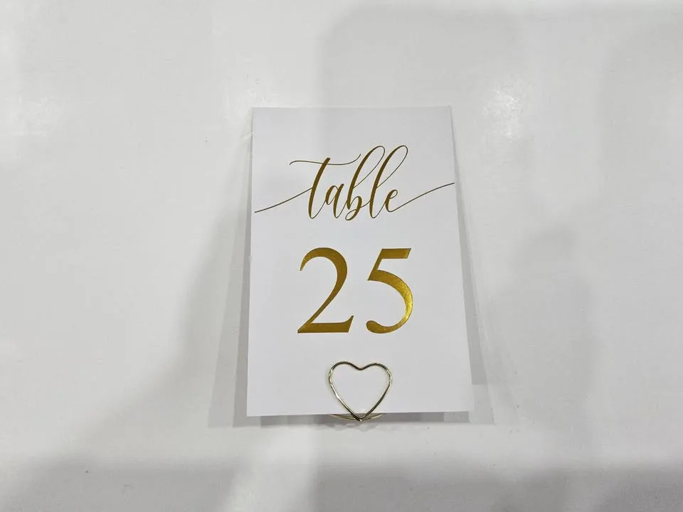 Table Number Holders, Place Card Stands, Event Decor image indicator(6)