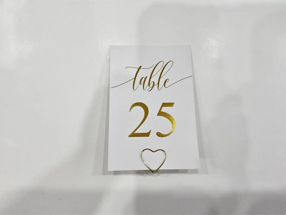 Table Number Holders, Place Card Stands, Event Decor image indicator(8)