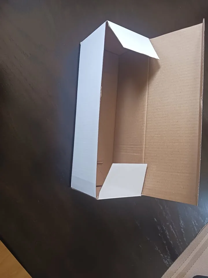 Elegant White Gift Box - 8x8x24 cm image indicator(2)