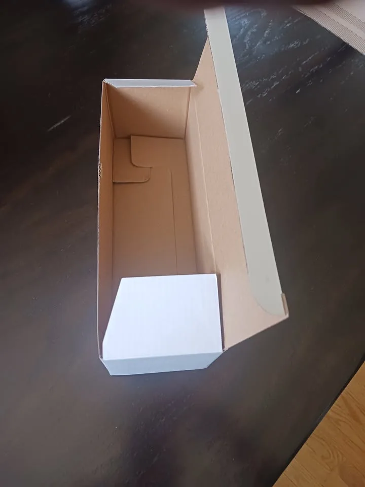 Elegant White Gift Box - 8x8x24 cm image indicator(3)