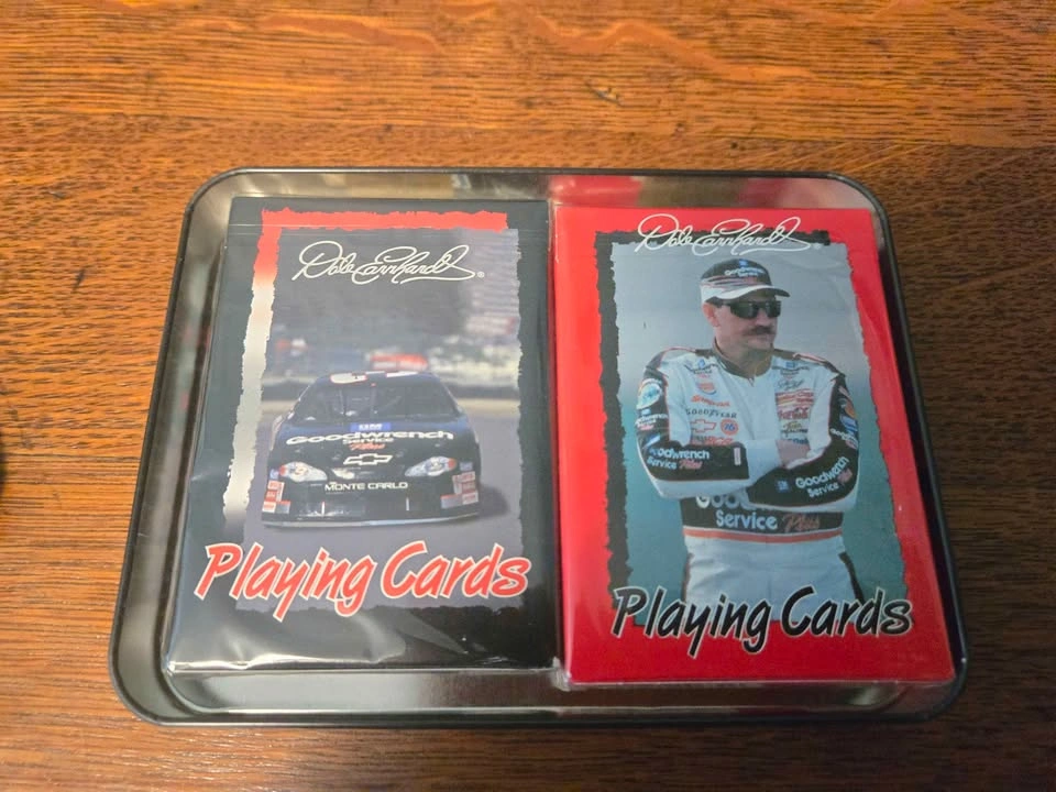 NASCAR Dale Earnhardt Playing Cards in Collector Tin - photo 2