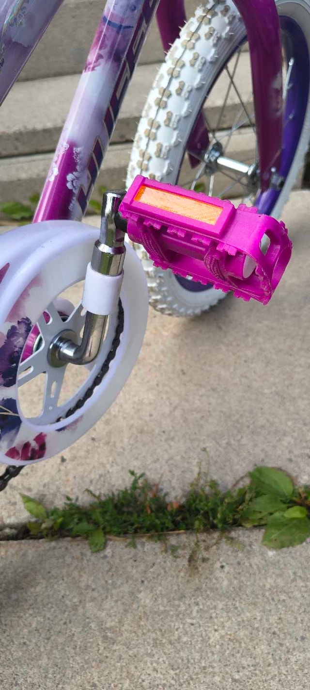 Kids 16" Bike - White and Purple - photo 3